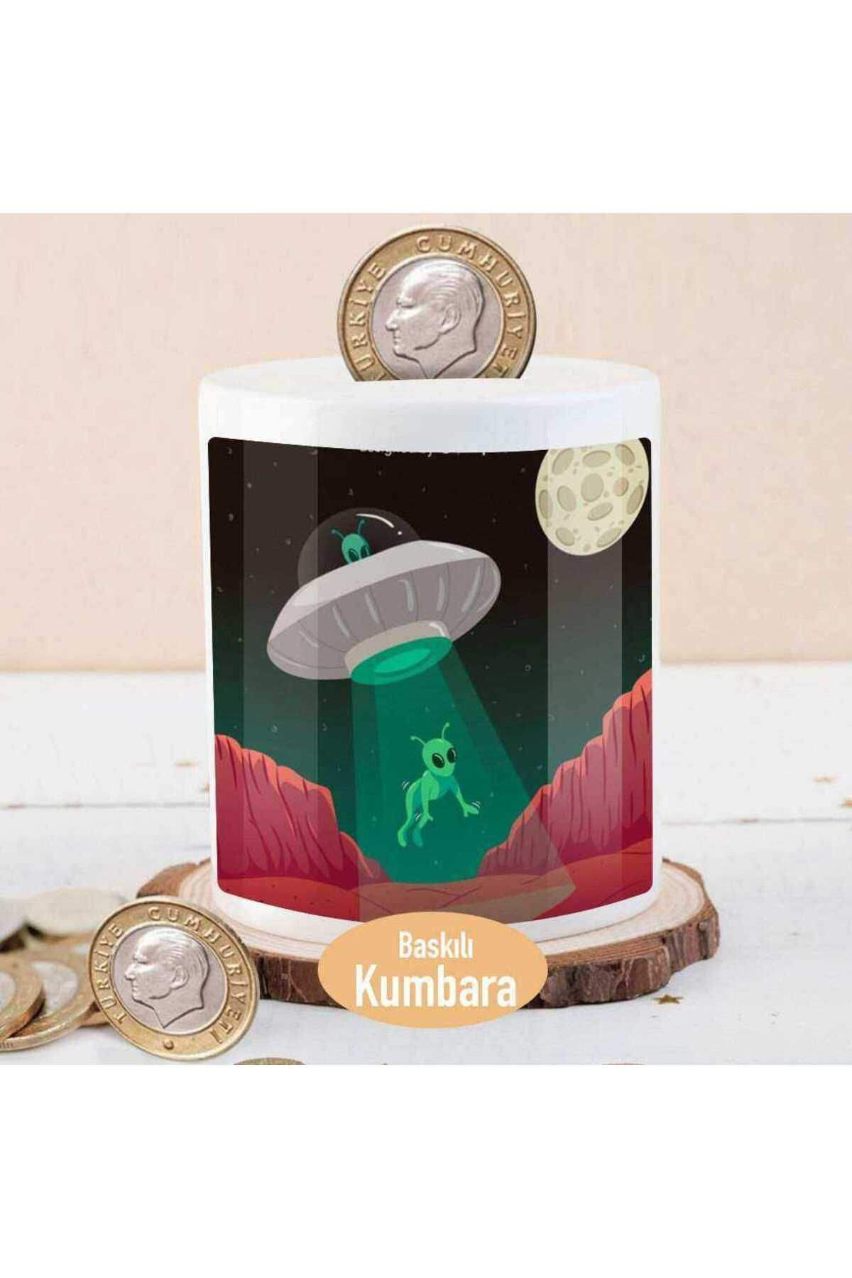 Asilmeydan Ufo Gemisine İşinlanan Uzayli Para Birikim Kumbarasi-2147900699