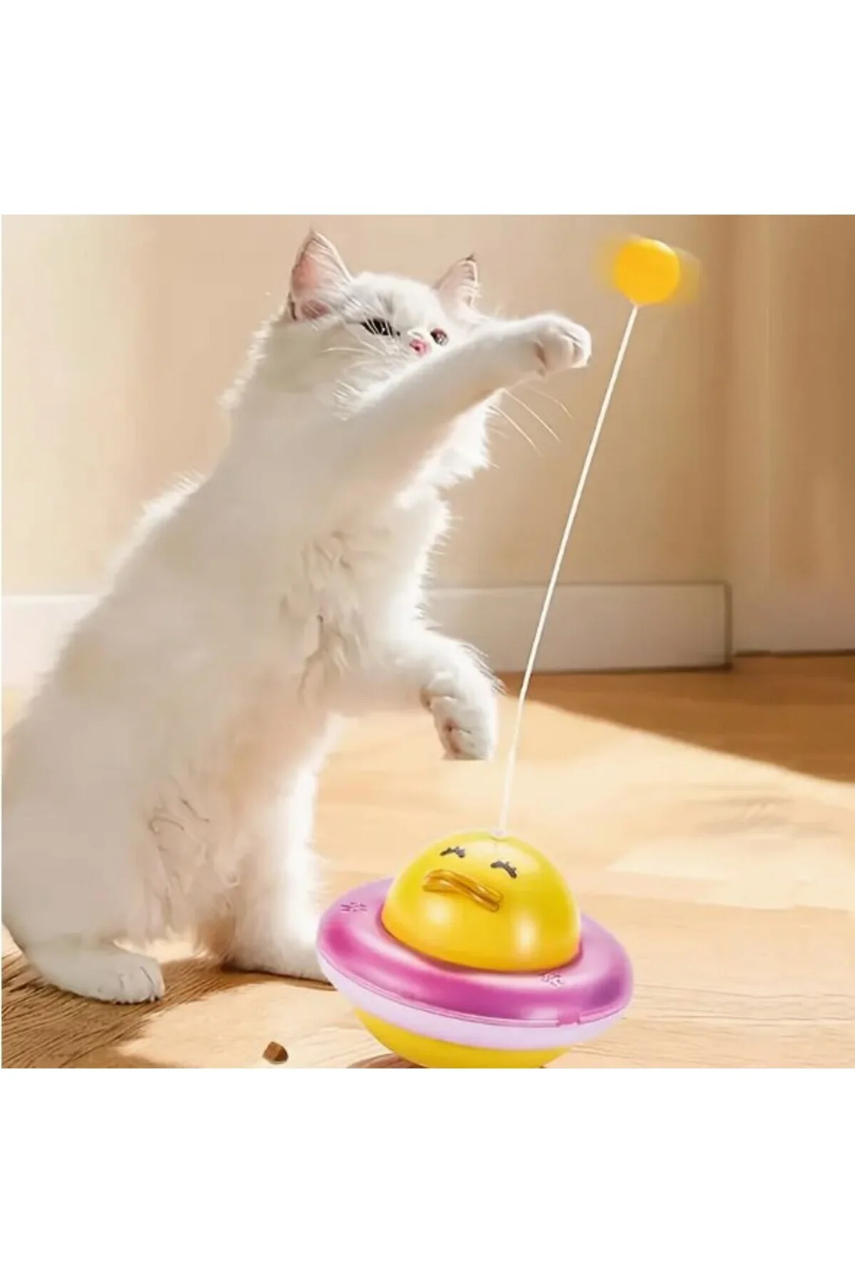 UFO Şekilli Ördek Kedi Oyuncağı
