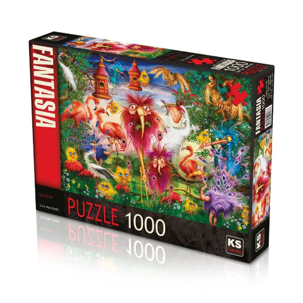 Ugly Birds 1000 Parça Puzzle Ugly Birds 1000 Parça Puzzle