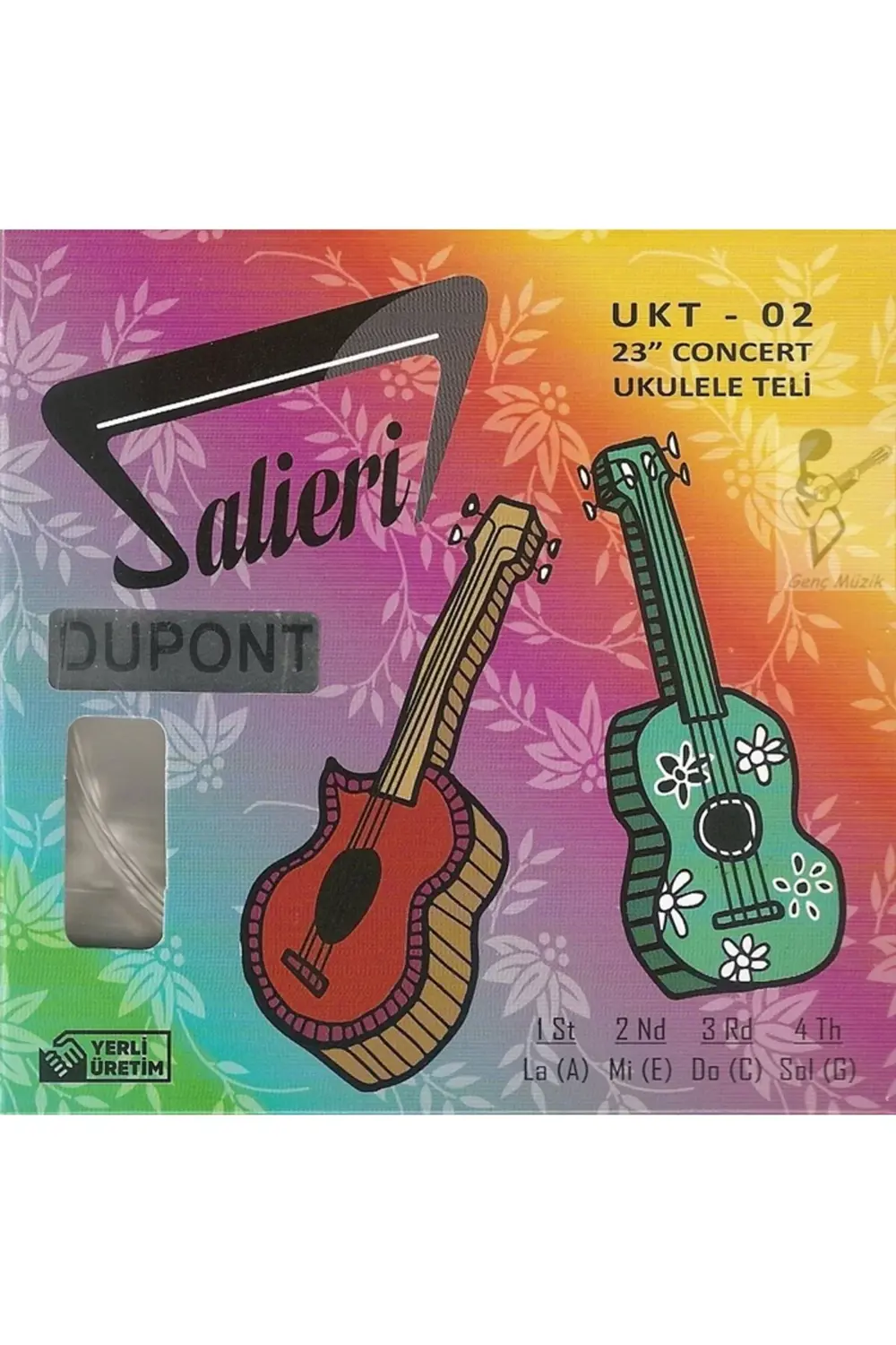 UKT-02 Concert Ukulele Teli - Set