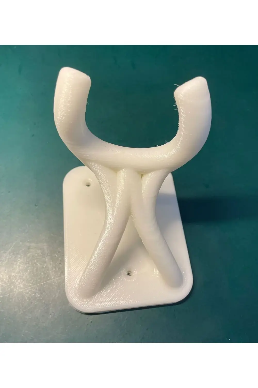 Ukulele Duvar Askısı Beyaz ABS Plastik Duvar Askısı