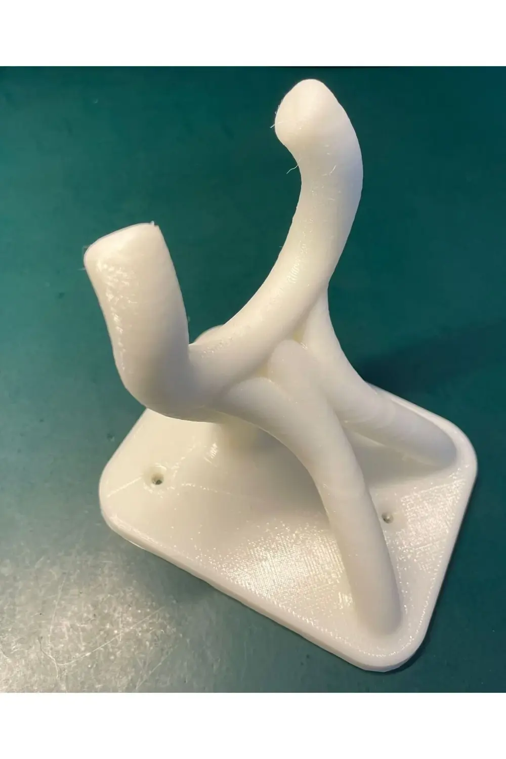 Ukulele Duvar Askısı Beyaz ABS Plastik Duvar Askısı