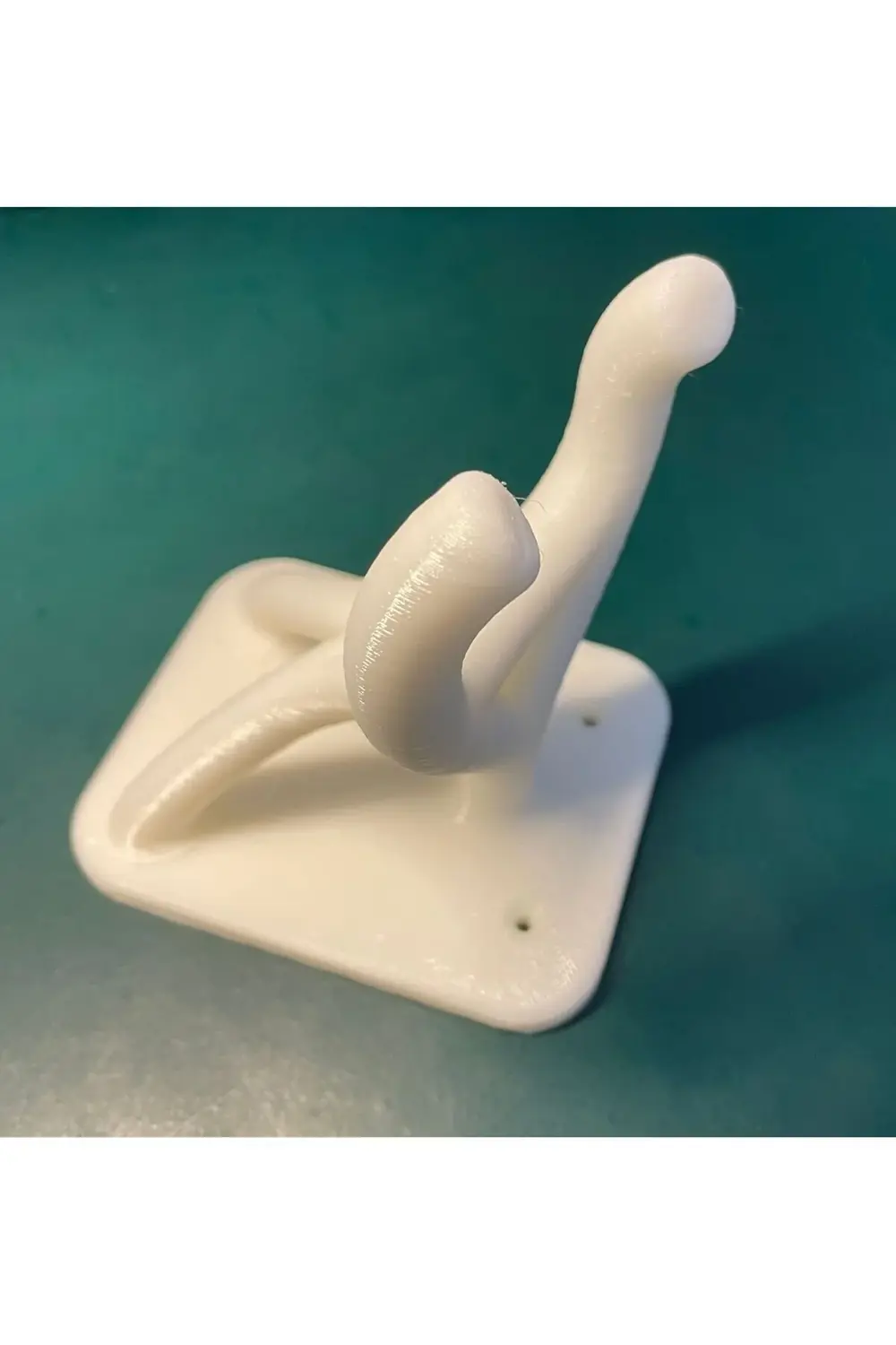 Ukulele Duvar Askısı Beyaz ABS Plastik Duvar Askısı