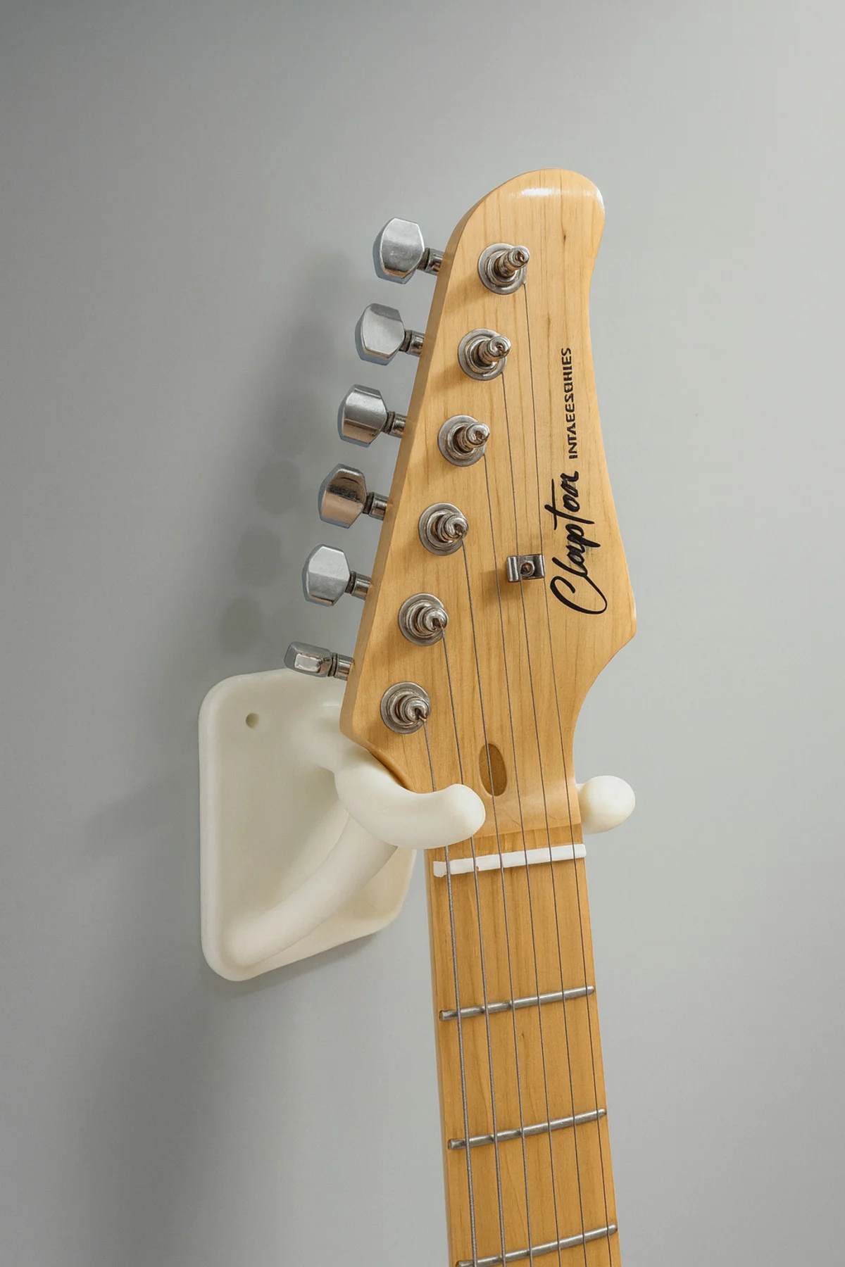 Ukulele Duvar Askısı Beyaz ABS Plastik Duvar Askısı Ukulele Duvar Askısı Beyaz ABS Plastik Duvar Askısı