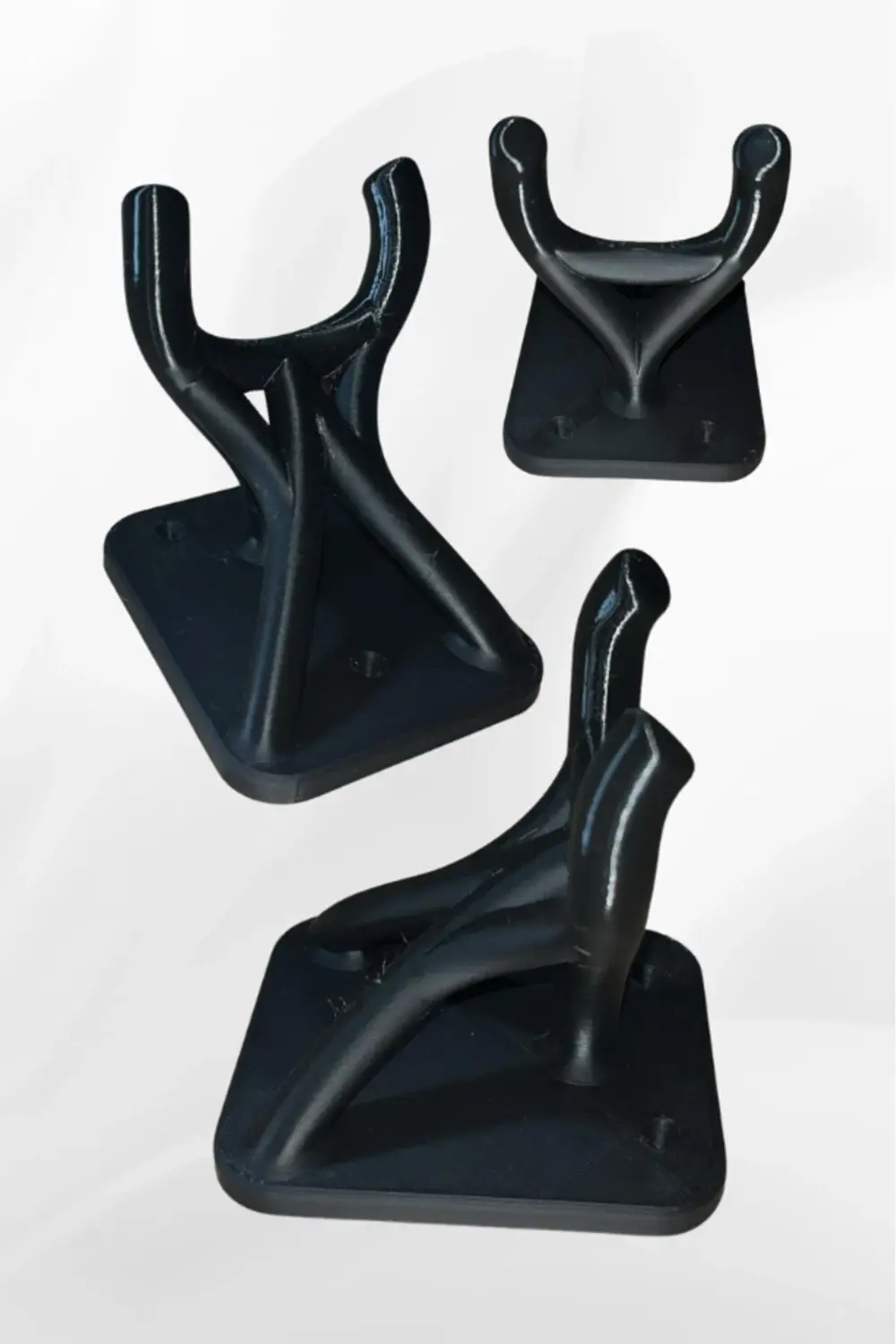 Ukulele Gitar Duvar Askısı Standı Aparatı Siyah Plastik