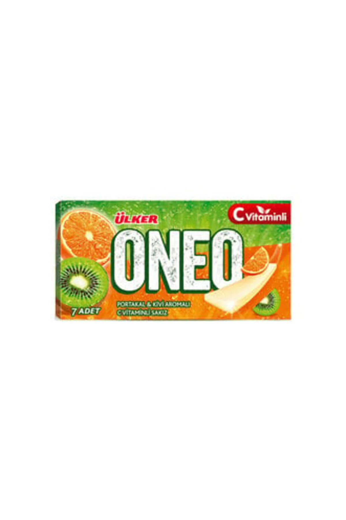 ( ÜLKER KEKSTRA HEDİYE ) Oneo Slims Portakal&Kivi Aromalı Şekersi