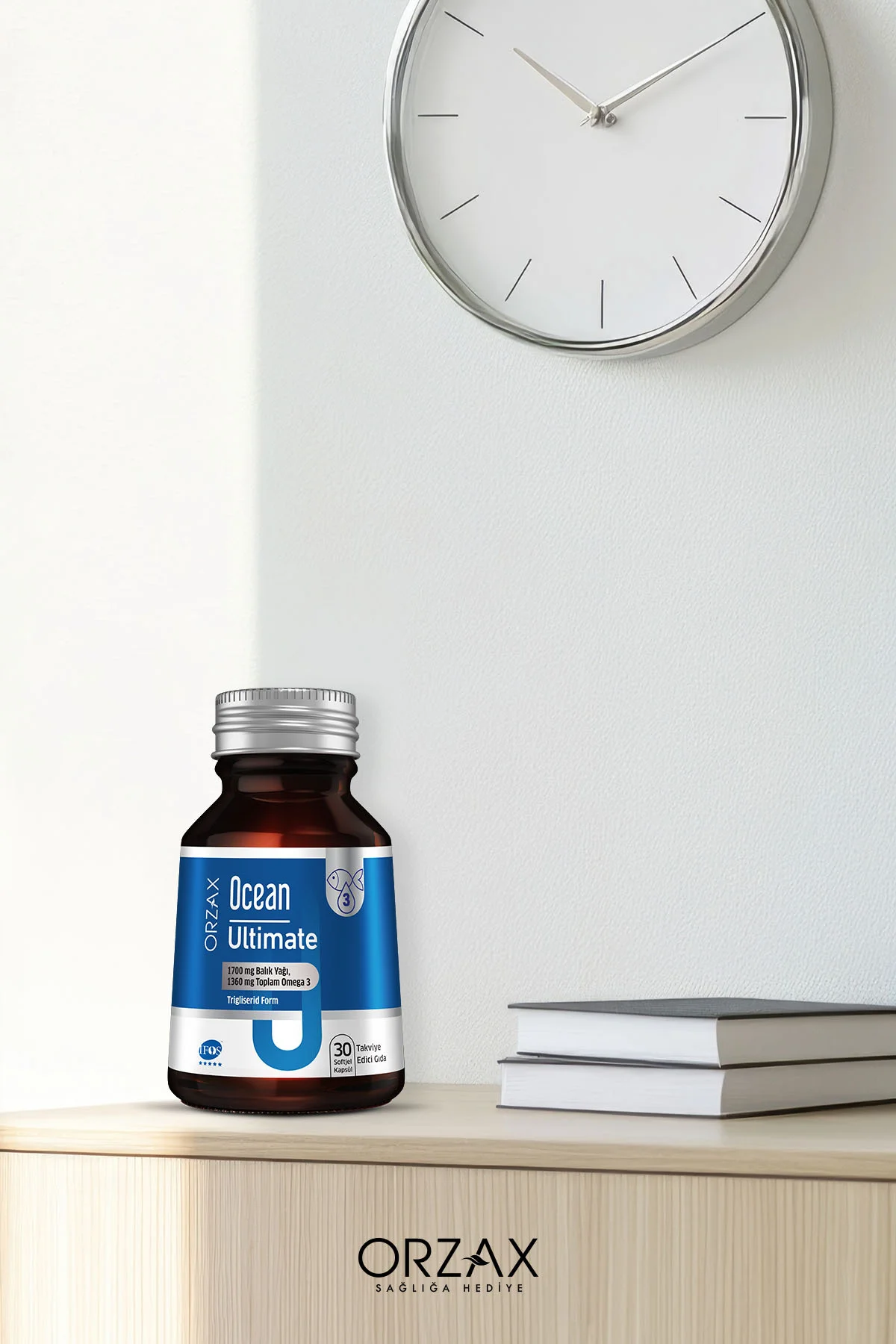 Ultimate Omega 3 Balık Yağı (1360mg Omega 3, EPA, DHA, 1700mg Balık Yağı) - 30 SOFT KAPSÜL