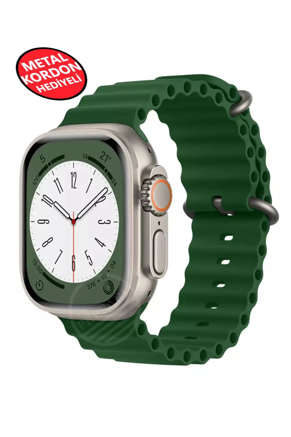 Ultra 2 Akıllı Saat Çelik Kordon Hediyeli Gri Kasa 49mm Nfc Bildi