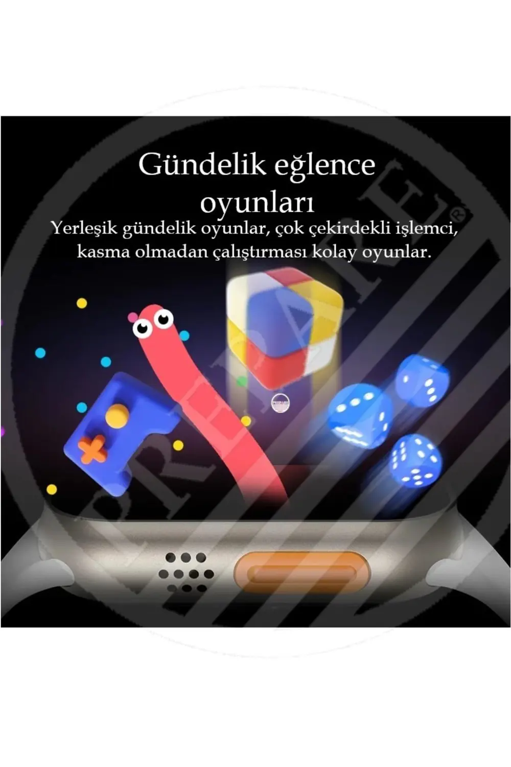 Ultra 2 Akıllı Saat Çelik Kordon Hediyeli Gri Kasa 49mm Nfc Bildi