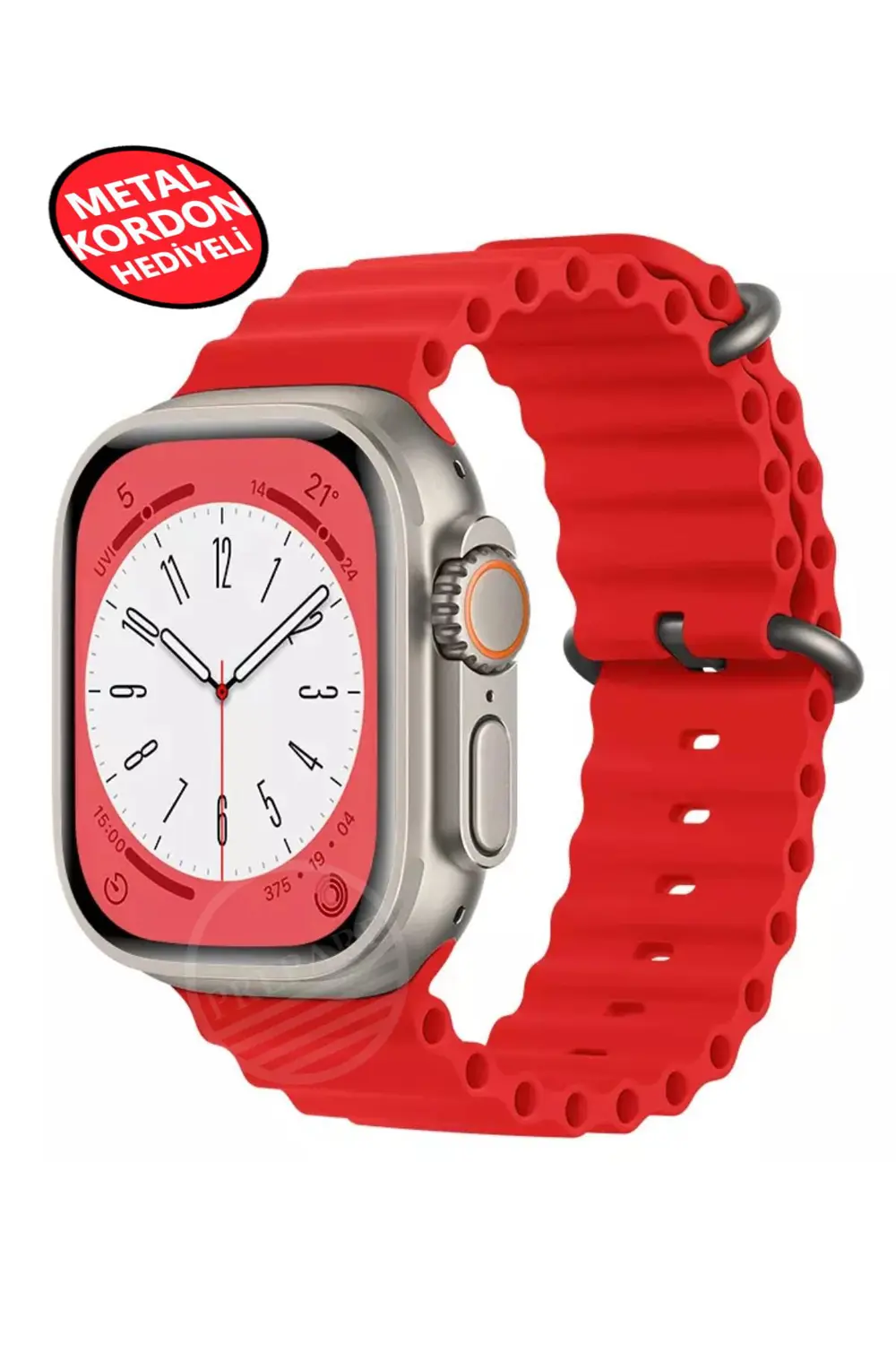 Ultra 2 Akıllı Saat Çelik Kordon Hediyeli Gri Kasa 49mm Nfc Bildi