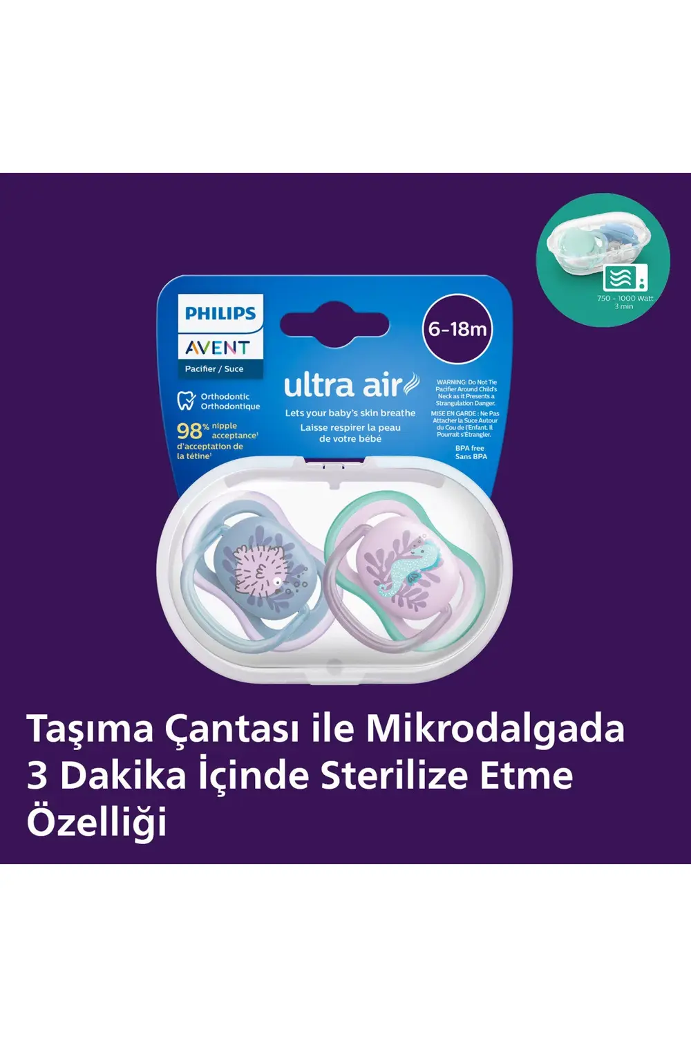 Ultra Air Emzik 6-18 Ay 2'li Kız Scf085/61