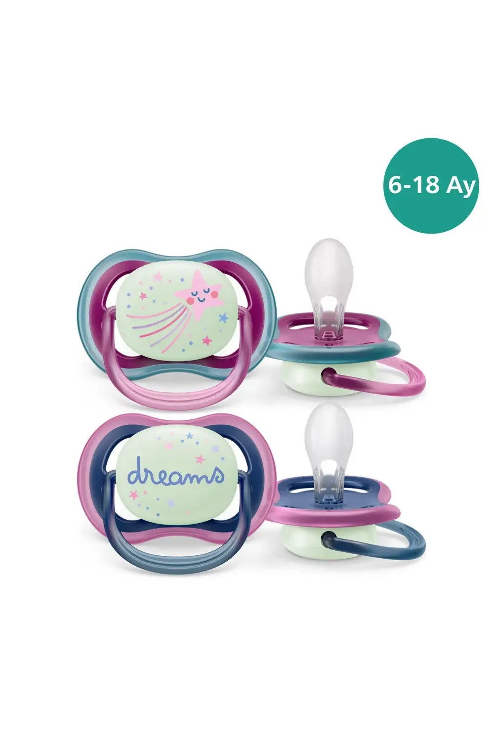 Ultra Air Gece Emziği 6-18 Ay 2'li Kız Scf376/14