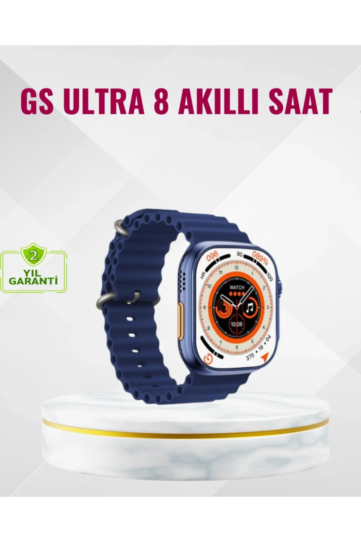Ultra Akıllı Saat 420x480 Ips Ekran Kalp Atış
