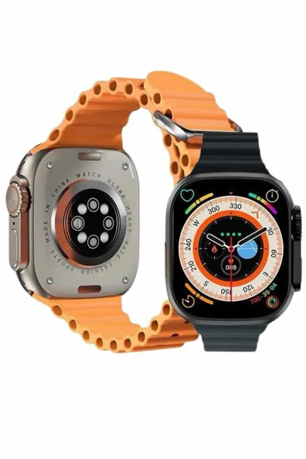 Ultra Akıllı Saat 49 Mm Çift Kordonlu Bluetooth Arama Cevaplama - Mobil Kontrol