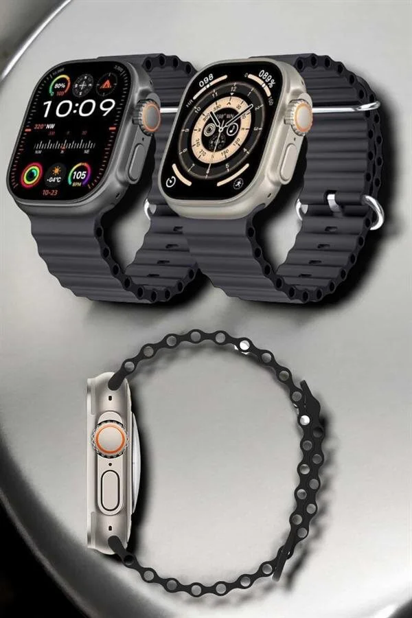 Ultra Akıllı Saat - 49MM Ekranlı Titreşimli Uyku ve Sağlık Takibi