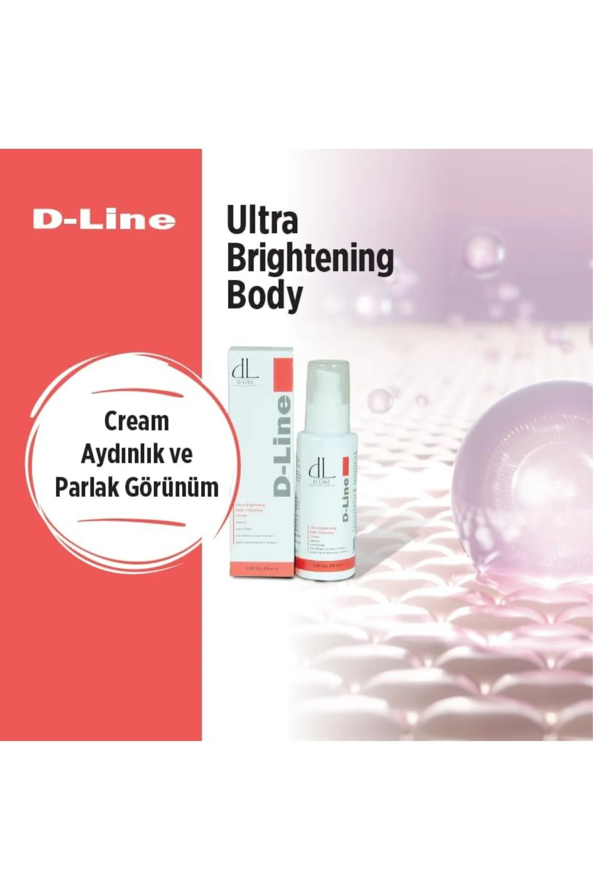 Ultra Brightening Body Whitening Cream, Cilt Beyazlatıcı Krem, Ci
