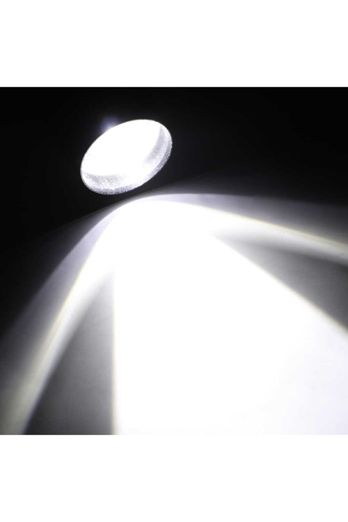 Ultra Çift Yönlü Güçlü Pilli Led El Feneri 2000 Lümen 6W Cob Led