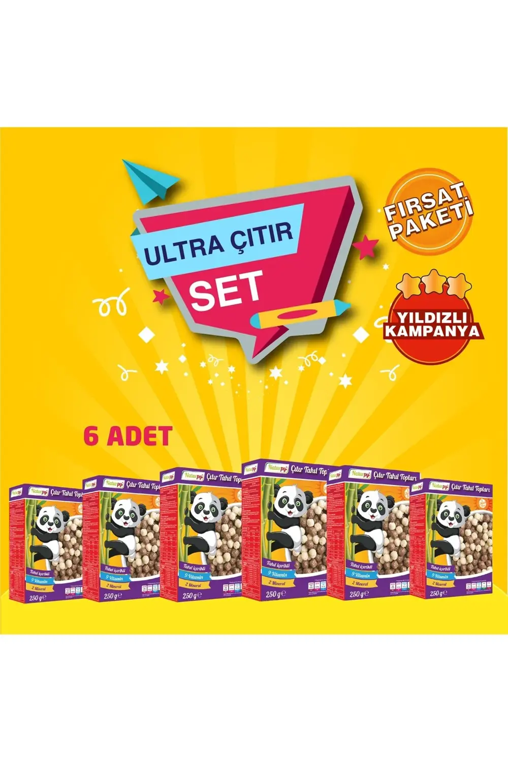 Naturpy Ultra Çıtır Set ( Çıtır Tahıl Topları X6 Adet)