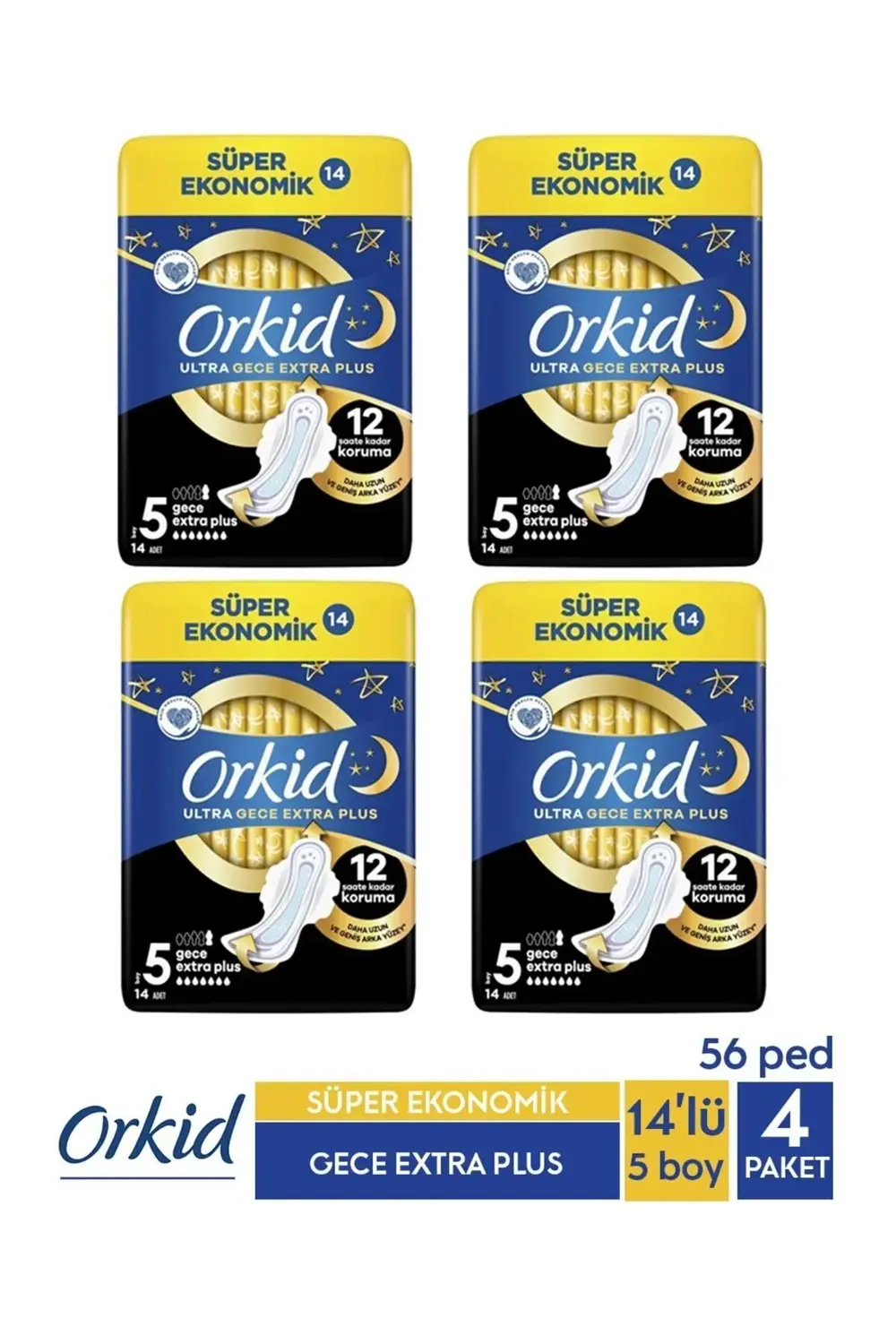 Ultra Extra 4'lü Gece Ekstra Plus X4 Adet