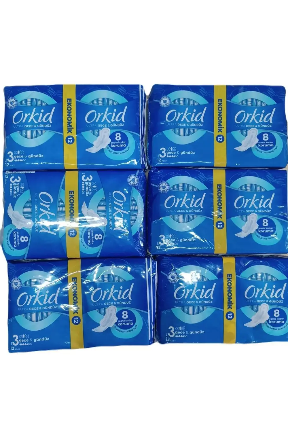 ULTRA GECE GÜNDÜZ 3 NO 6 LI 12 PAKET toplam 72 adet