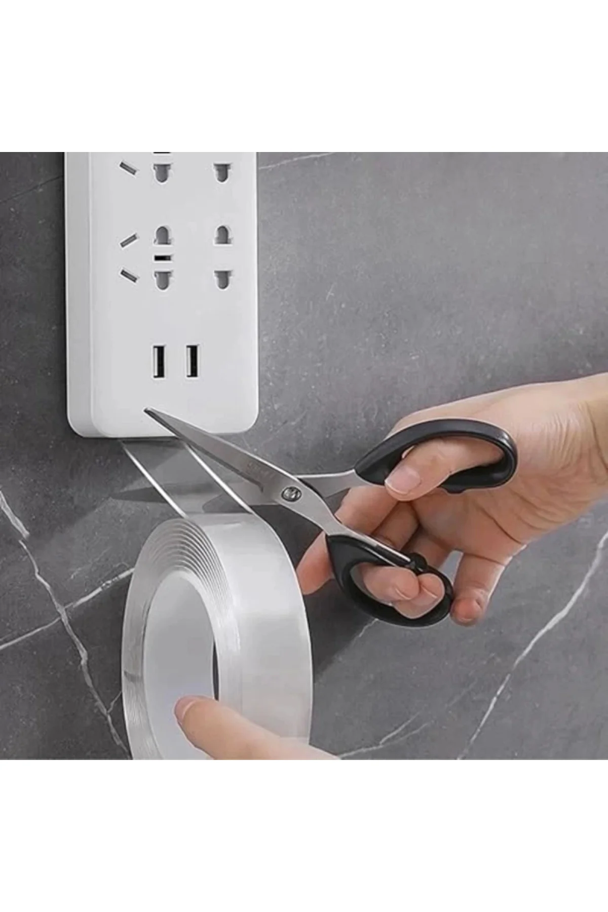 Ultra Güçlü Çift Taraflı 2 mt x 3 cm Çift Taraflı Nano Bant (4172)