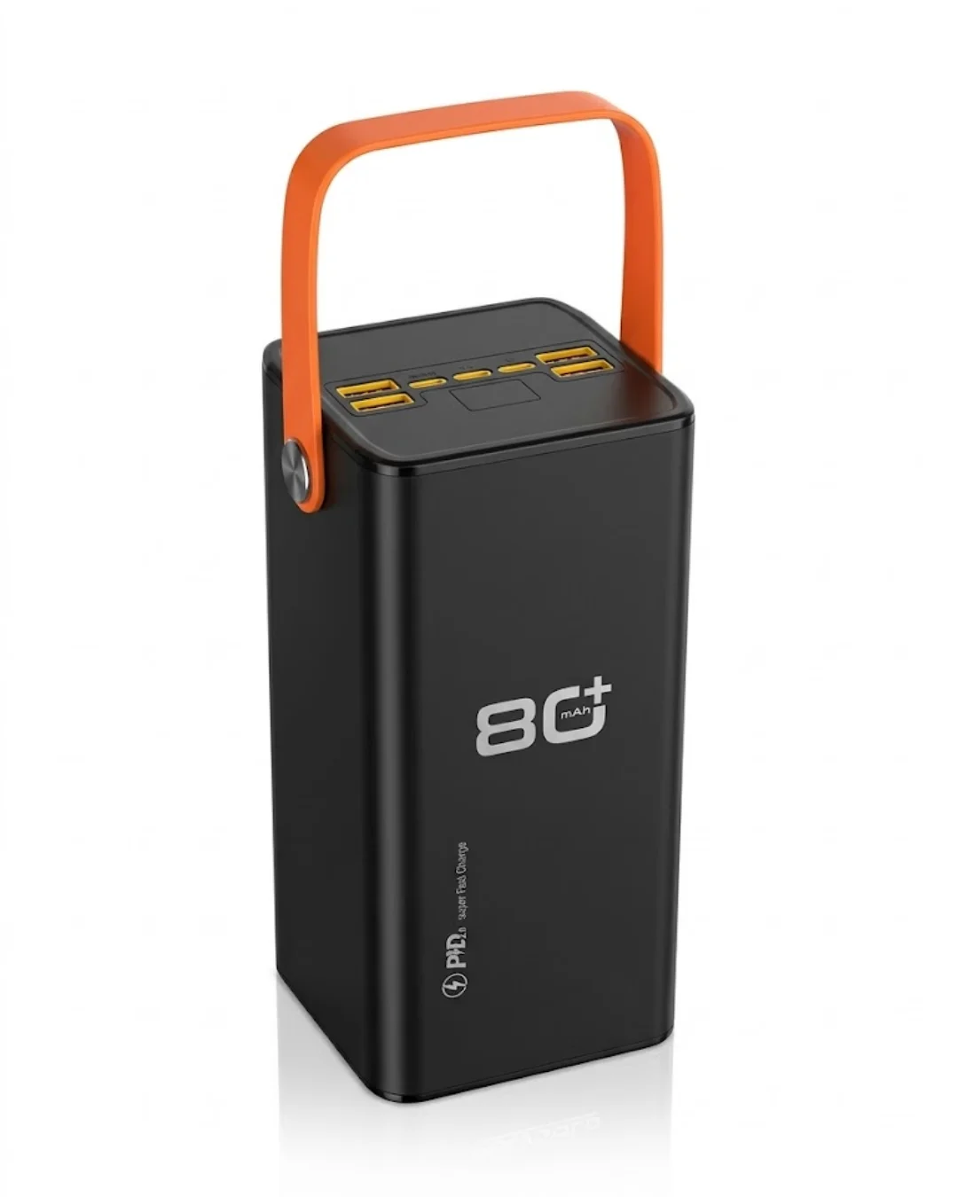 Ultra Güçlü Powerbank 80000 mAh Çoklu Cihaz Şarj Destekli LED Ekranlı Taşınabilir Batarya