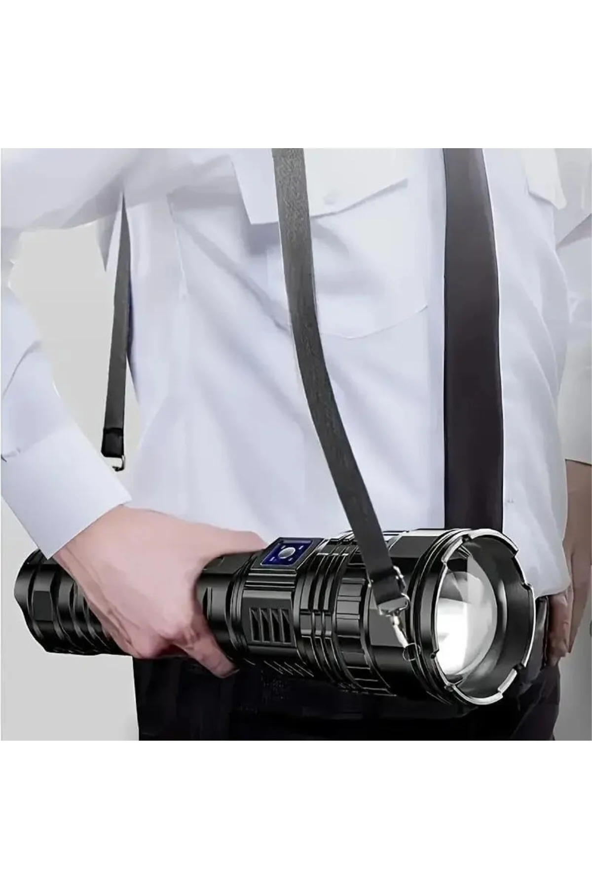 Ultra Güçlü Yüksek Parlaklık M80 LED Şarjlı El Feneri 6000mAh Pow