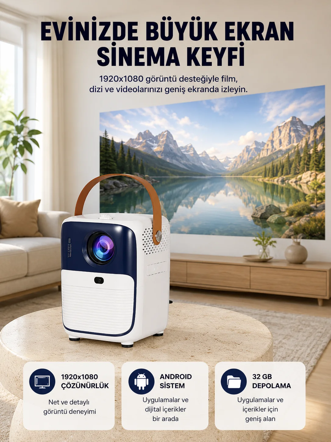 Ultra HD Android TV Kutusu 32GB Depolama USB HDMI Fan Sistemli Yeni Nesil Fiyatı, Yorumları ve Özellikleri
