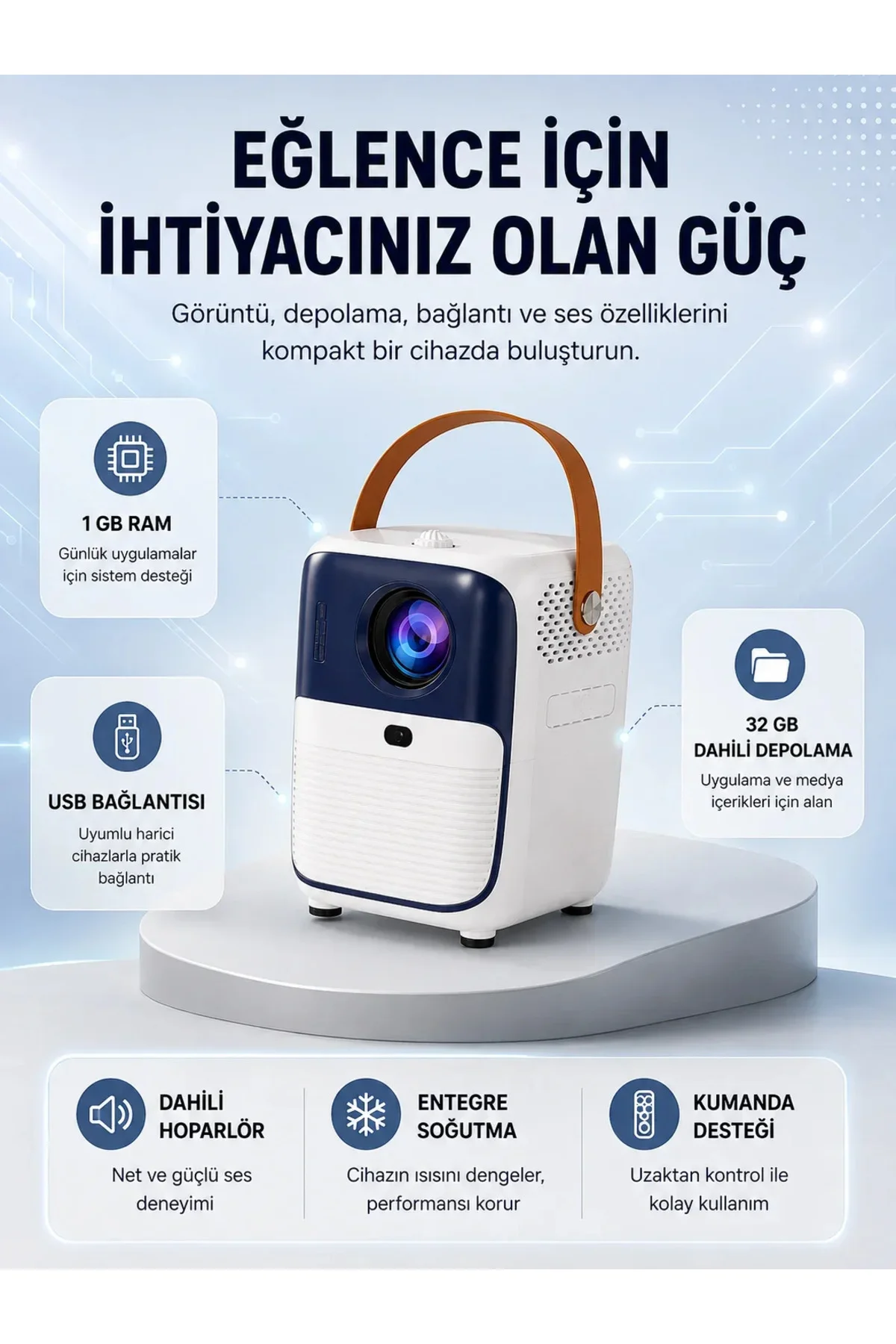 Ultra HD Android TV Kutusu 1920x1080 32GB Depolama Hoparlör USB Fanlı Yeni Nesil