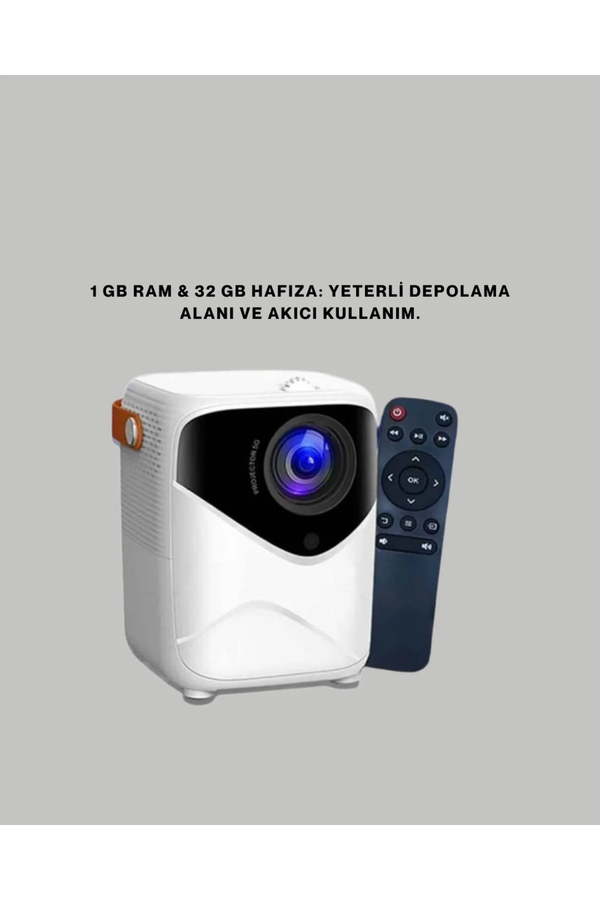 Ultra HD Çözünürlüklü Taşınabilir Projektör – 1920x1080 Piksel Görüntü Kalitesi