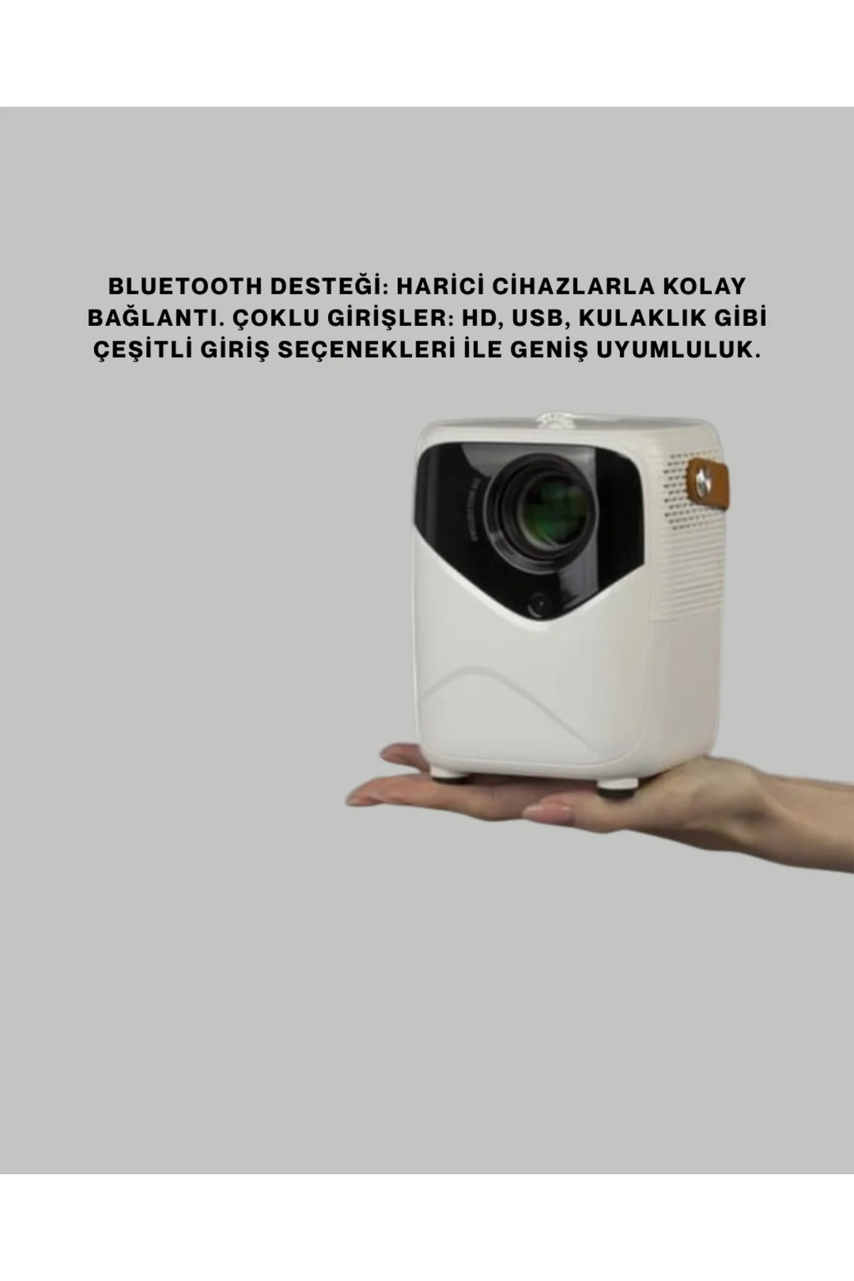 Ultra HD Çözünürlüklü Taşınabilir Projektör – 1920x1080 Piksel Görüntü Kalitesi