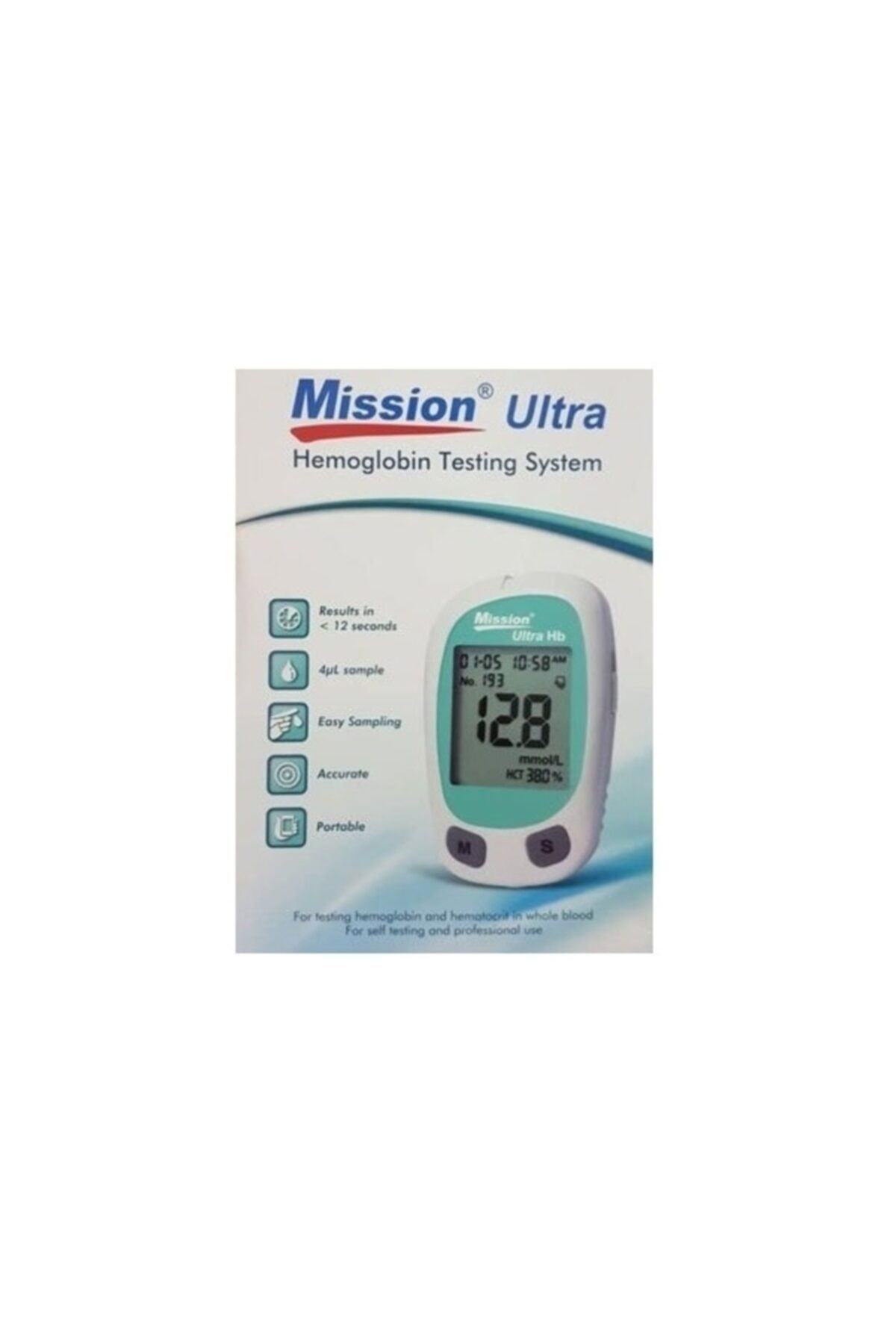 Ultra Hemoglobin / Hct Ölçüm Cihazı Ve 60 Test Ölçüm Stribi