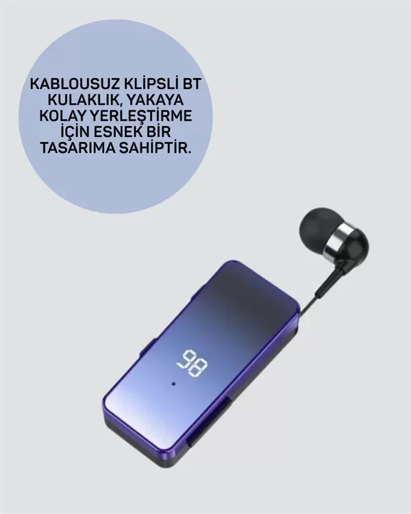 Ultra Hızlı Şarj Özellikli Type-C Bluetooth Kulaklık – 10 Dakikada %50 Şarj 20 Dakikada Tam Dolum Yeni Nesil