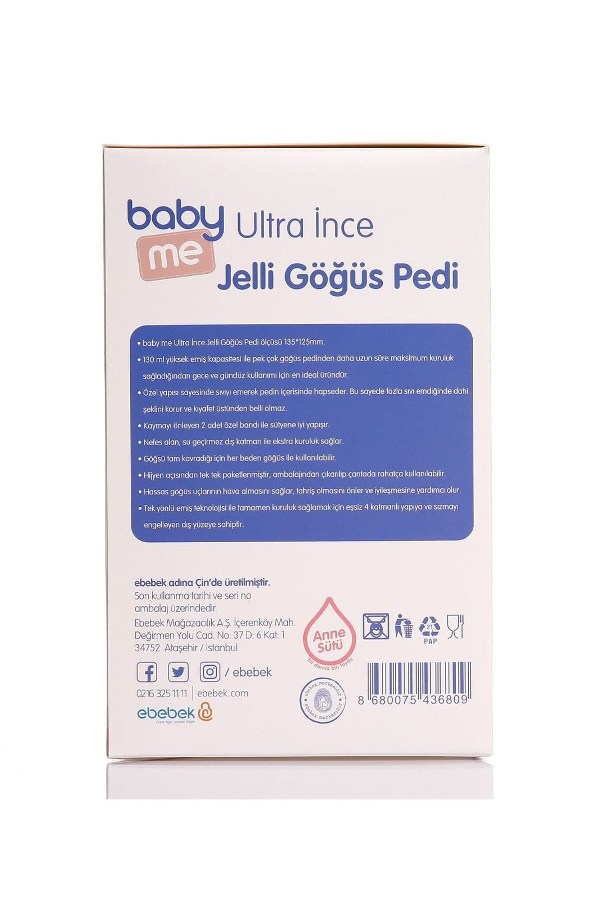 Baby&Me Ultra İnce Jelli Göğüs Pedi 100Lü