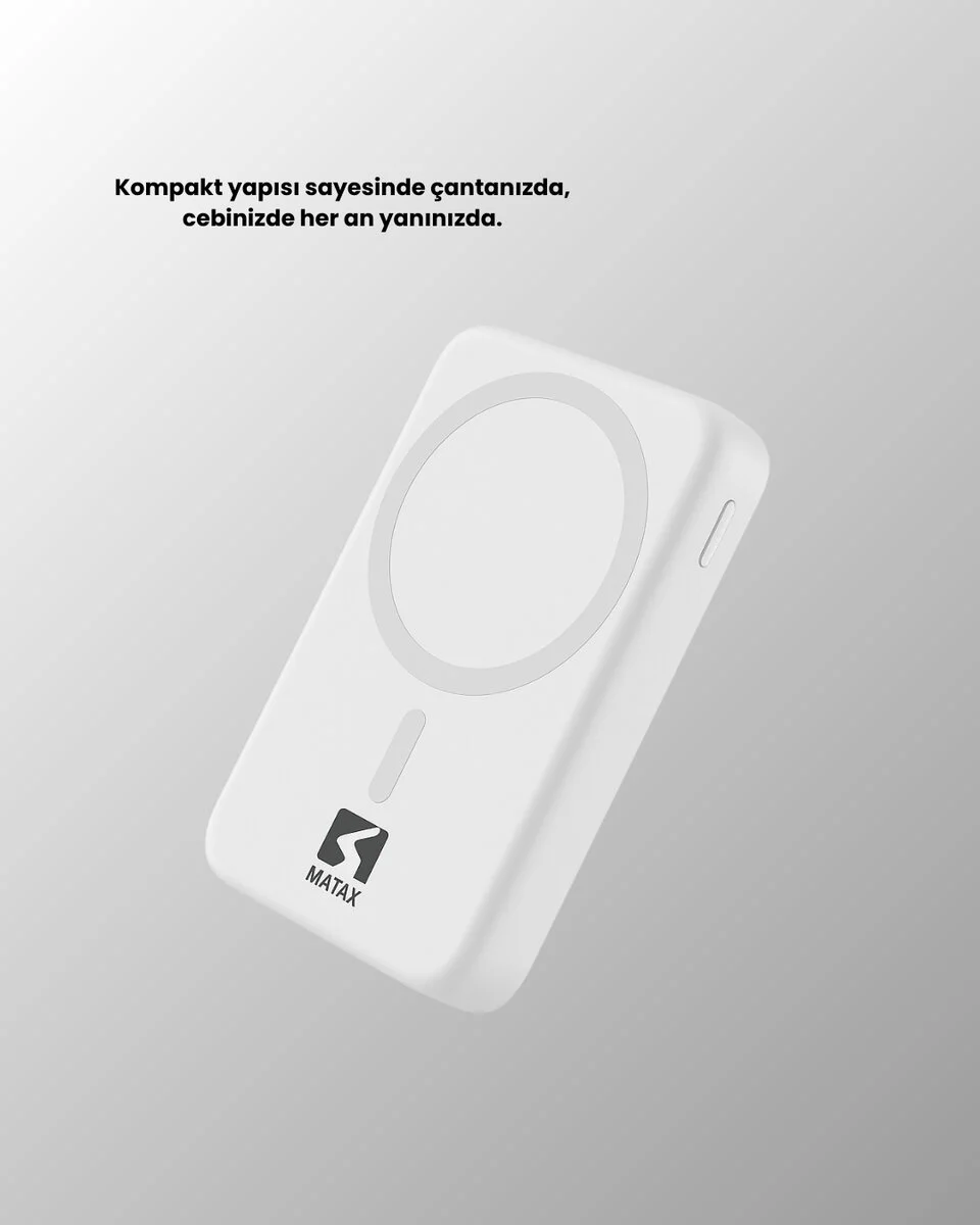 Ultra İnce Manyetik Powerbank – Hızlı Şarj Güçlü Tutuş 10000 mAh Kapasite