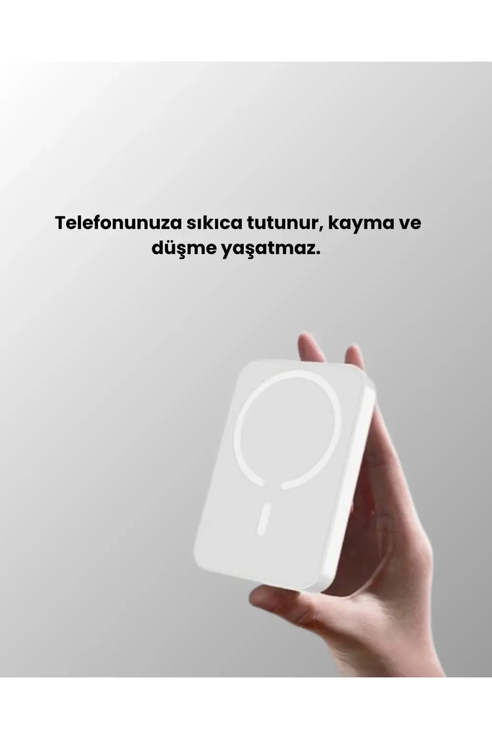 Ultra İnce Manyetik Powerbank – Hızlı Şarj Güçlü Tutuş 10000 mAh
