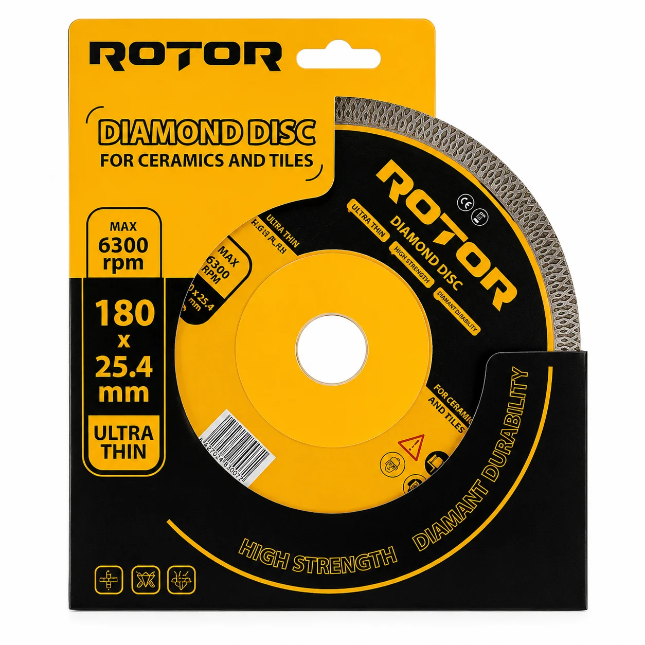 Ultra İnce Seramik Kesme Diski 180x25,4/22,23 mm – Fayans ve Pors Ultra İnce Seramik Kesme Diski 180x25,4/22,23 mm – Fayans ve Pors