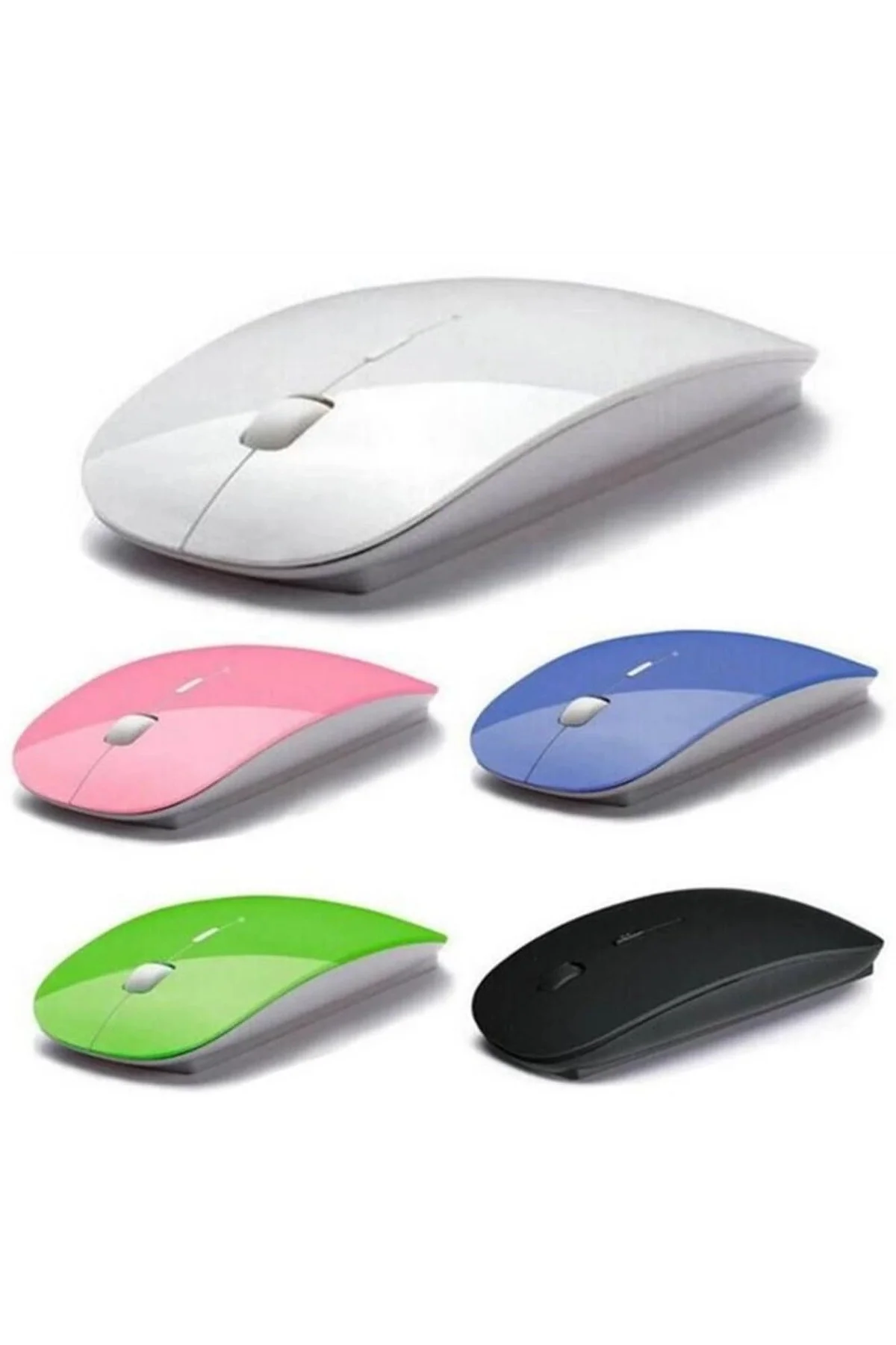 Ultra İnce Usb Bilgisayar Pc Dizüstü Masaüstü Kablosuz Mouse (beyaz) Fiyatı, Yorumları ve Özellikleri