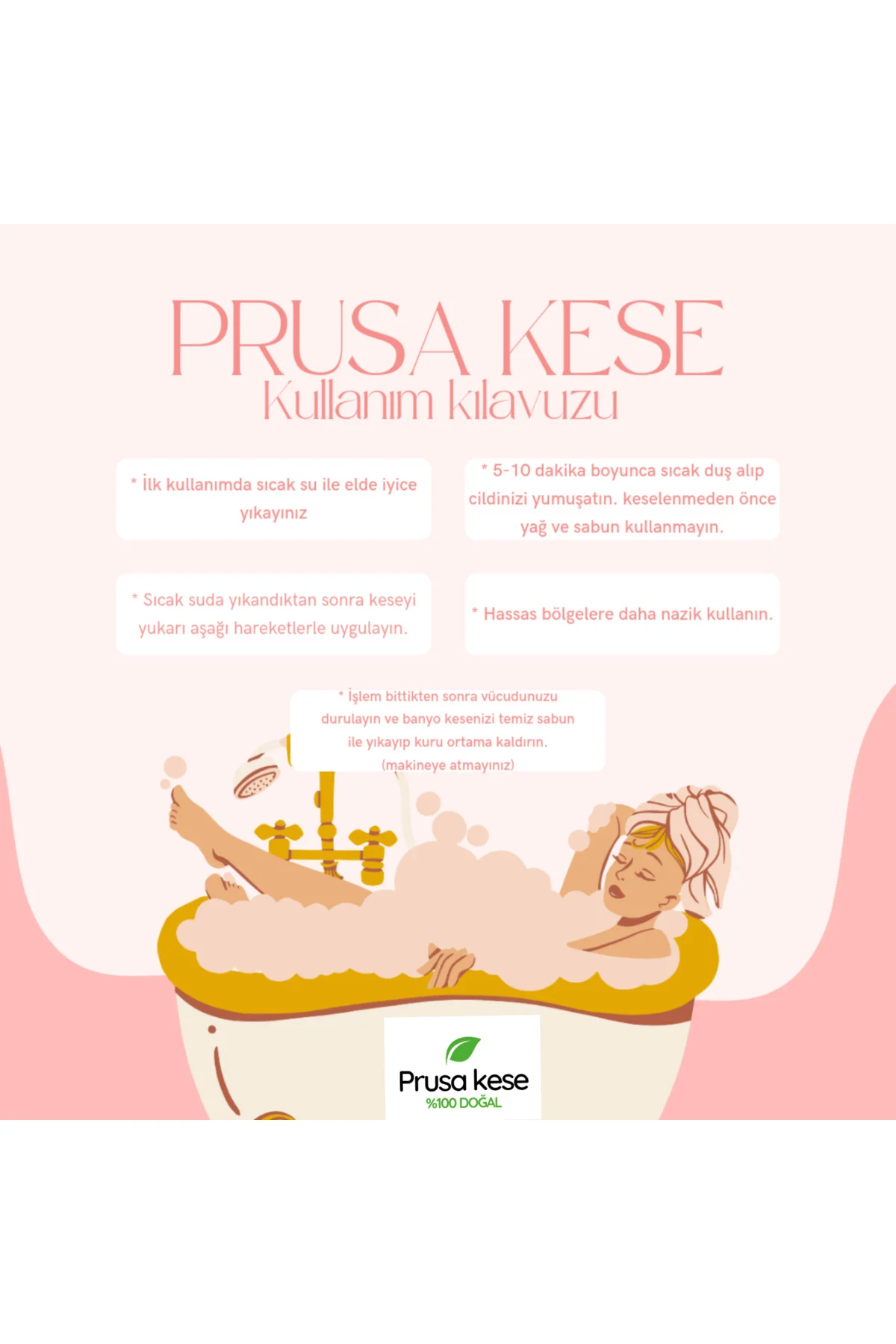 Ultra Kalın Flos İpek Banyo & Hamam Kesesi (SERT)