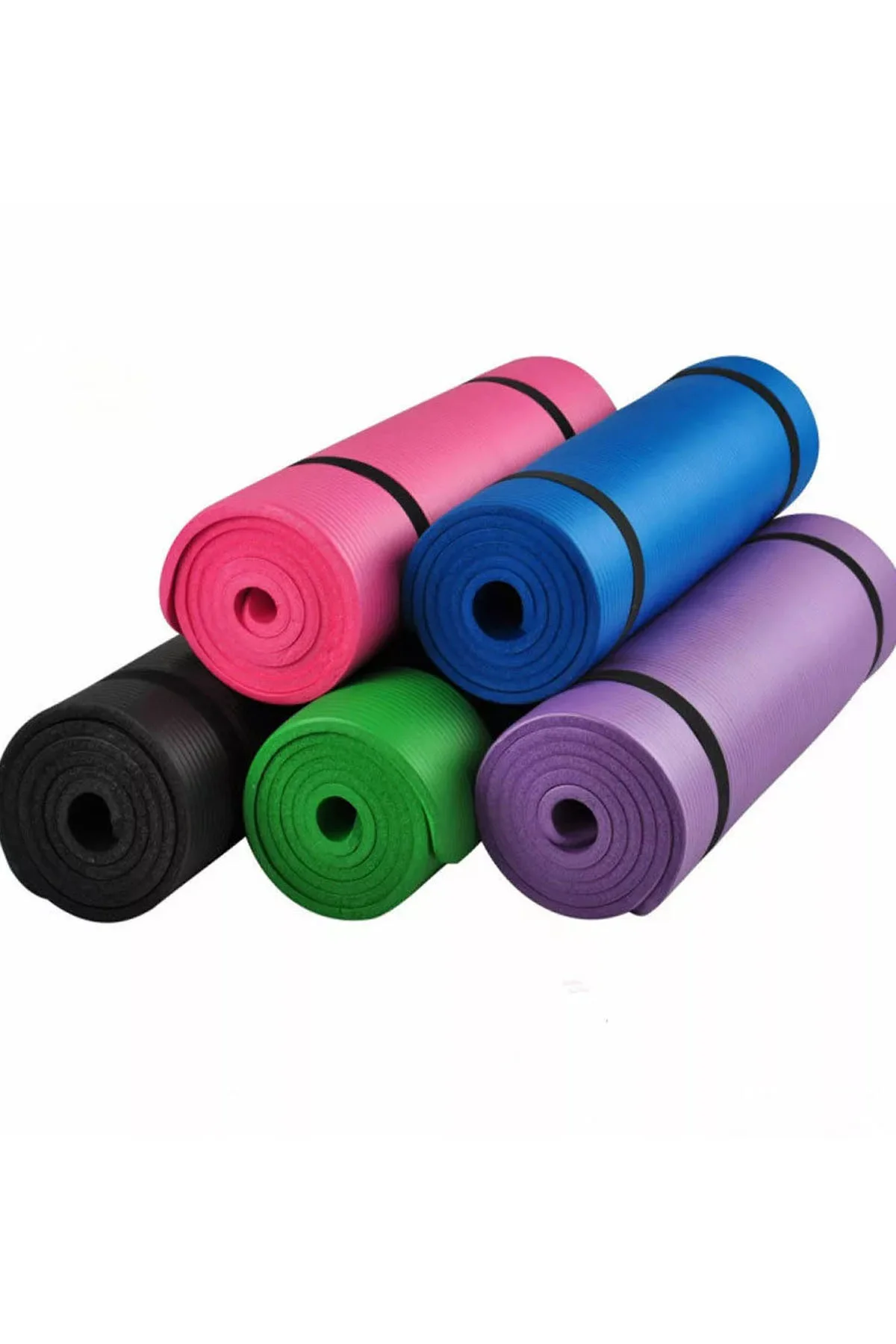 Ultra Kalın Yoga Minderi 1 Cm Yoga Ve Pilates Egzersizlerini Yapa