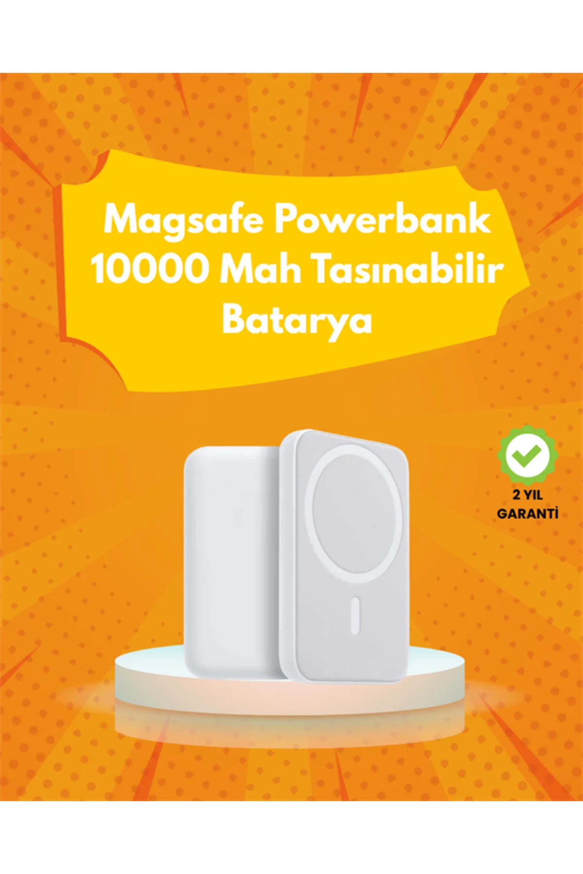 Ultra Kompakt ve Güçlü – MagSafe Powerbank 10000 mAh ile Kablosuz
