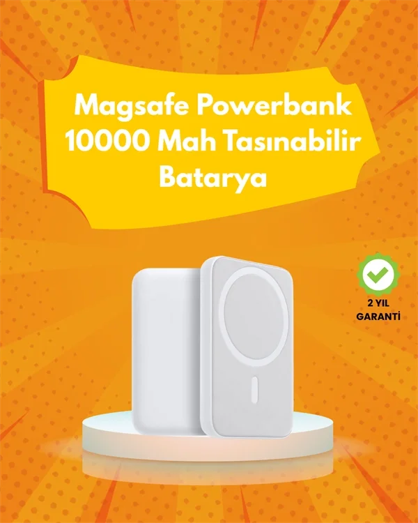 Ultra Kompakt ve Güçlü – MagSafe Powerbank 10000 mAh ile Kablosuz Şarj Deneyimi Fiyatı, Yorumları ve Özellikleri
