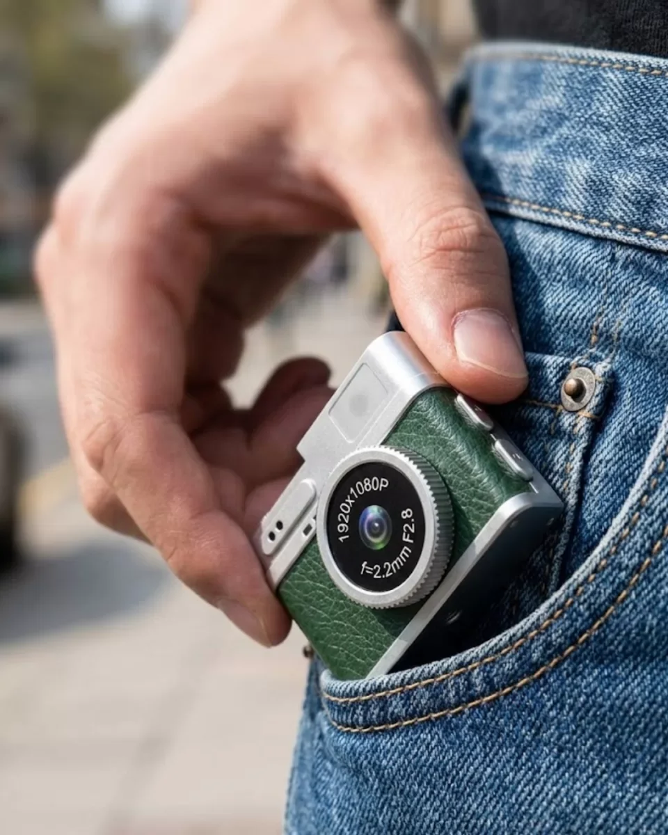 Ultra Mini Dijital Fotoğraf Makinesi 4K 1080P HD Video Çekim Cep Kamerası - Lisinya