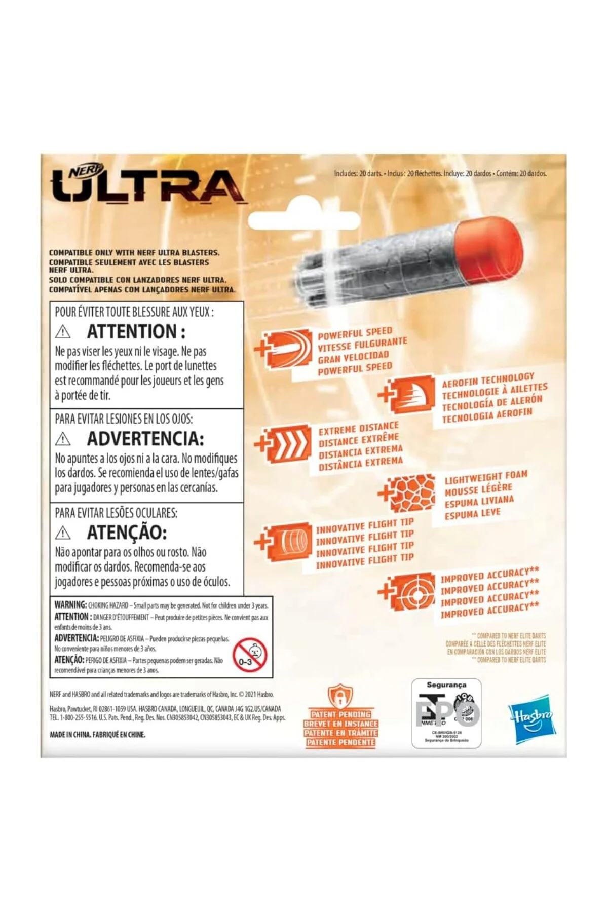 Ultra One 20 Dart Dolum Paketi