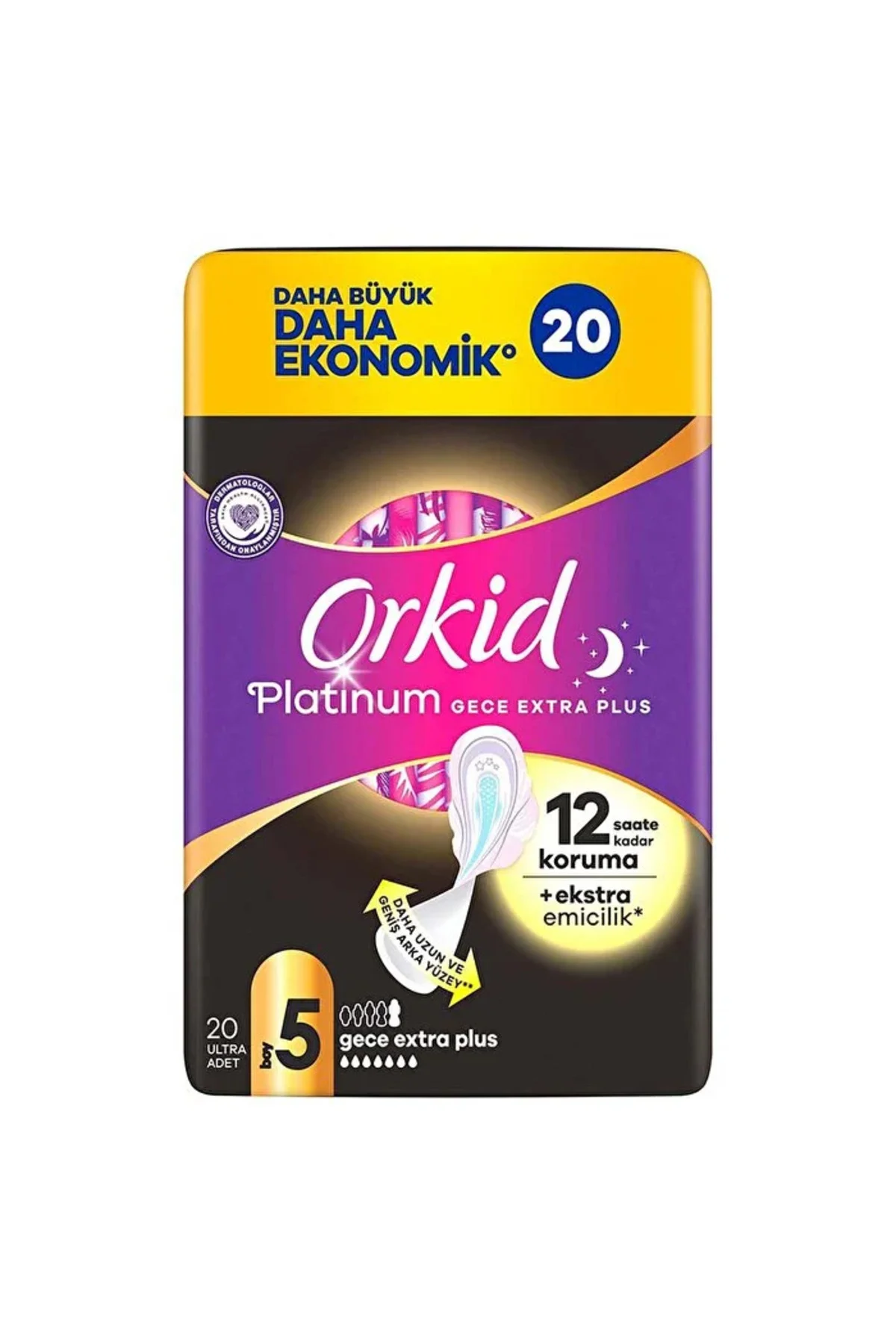 Ultra Platinum Gece Ekstre Plus Ped 20'Li