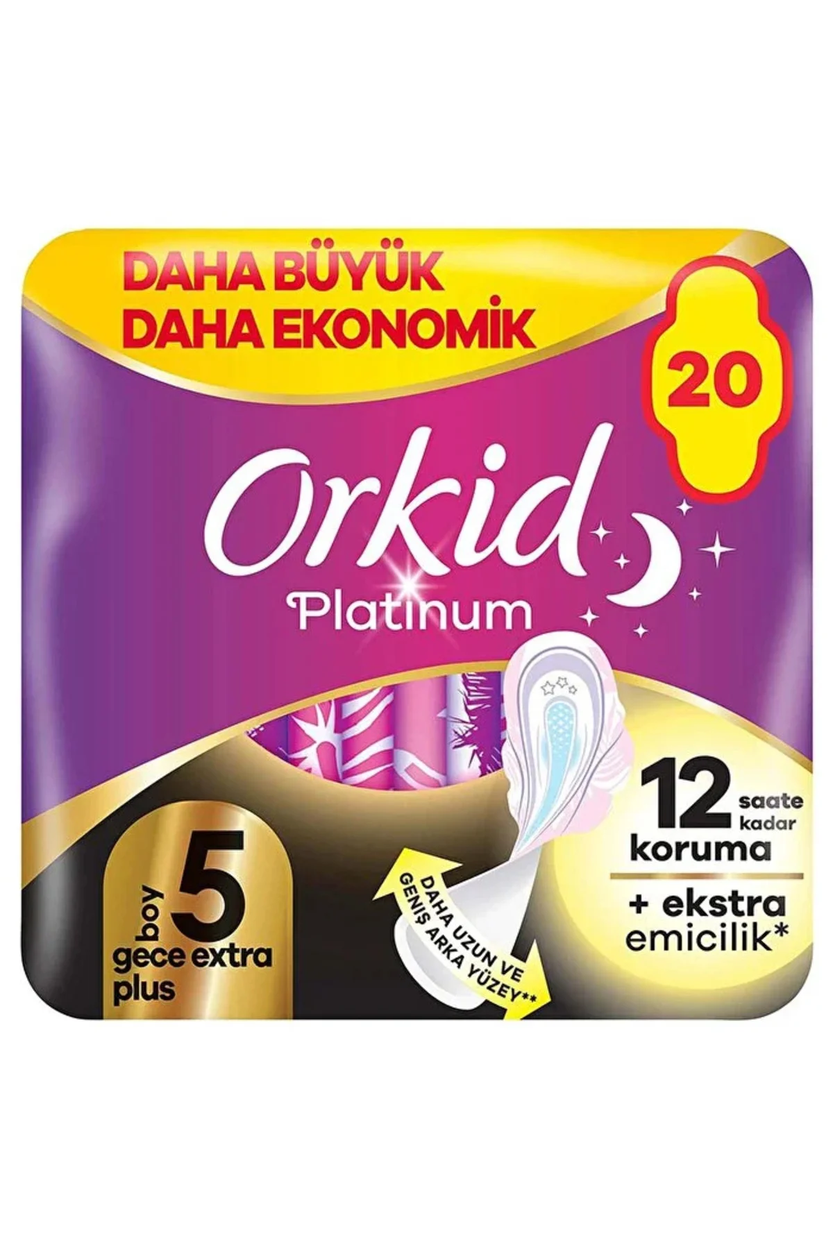 Ultra Platinum Gece Ekstre Plus Ped 20'Li