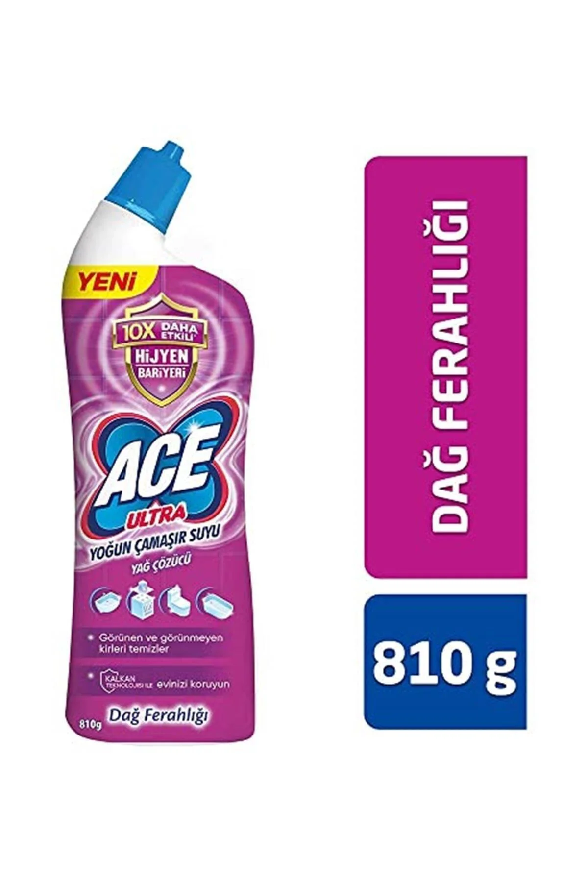 Ultra Power Jel Dağ Ferahlığı Yoğun Çamaşır Suyu + Yağ Çözücü (81