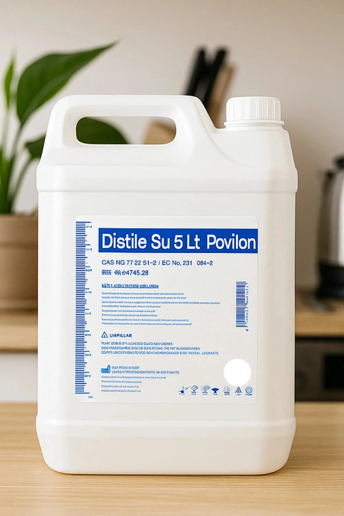 Ultra Saf Distile Su 5 Litre – Solunum cihazları (Konsantratör, Cpap, Bpap) için Yüksek Saflıkta Su