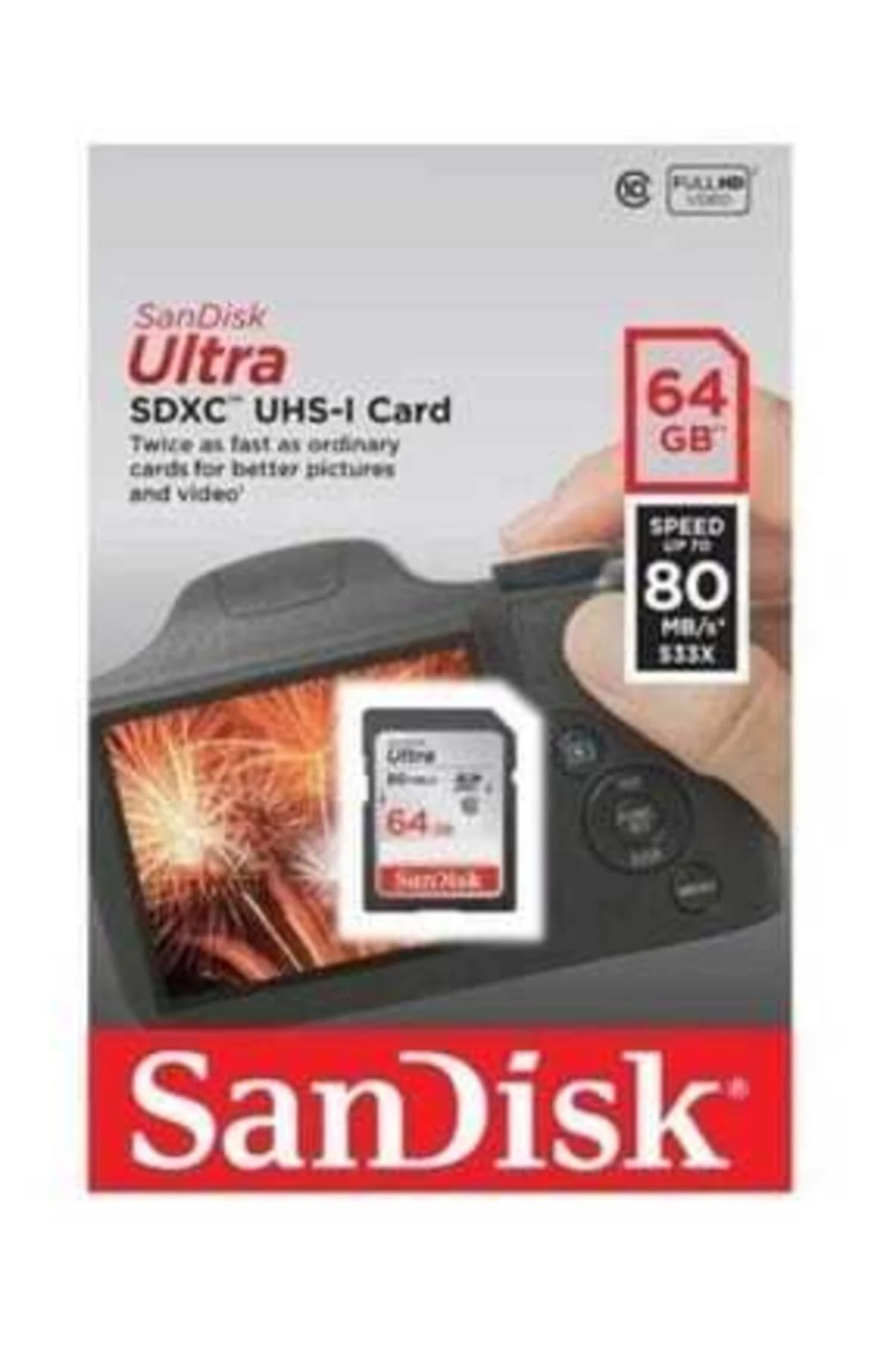 Ultra Sdhc 80mb/s Class 10 Uhs-ı Hafıza Kartı 64 Gb