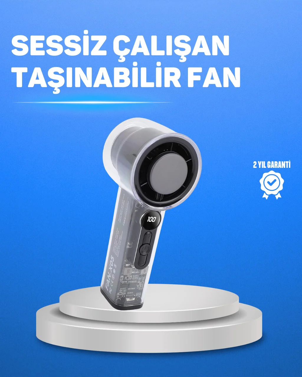 Ultra Sessiz Usb Şarjlı Fan Taşınabilir Ve Hafif Tasarım - Lisinya